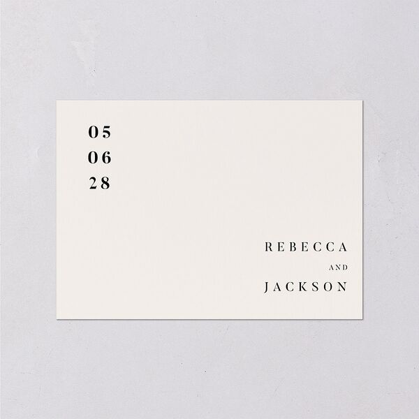 Elegant Minimal Wedding Event Detail Cards Champagne Signature Standard