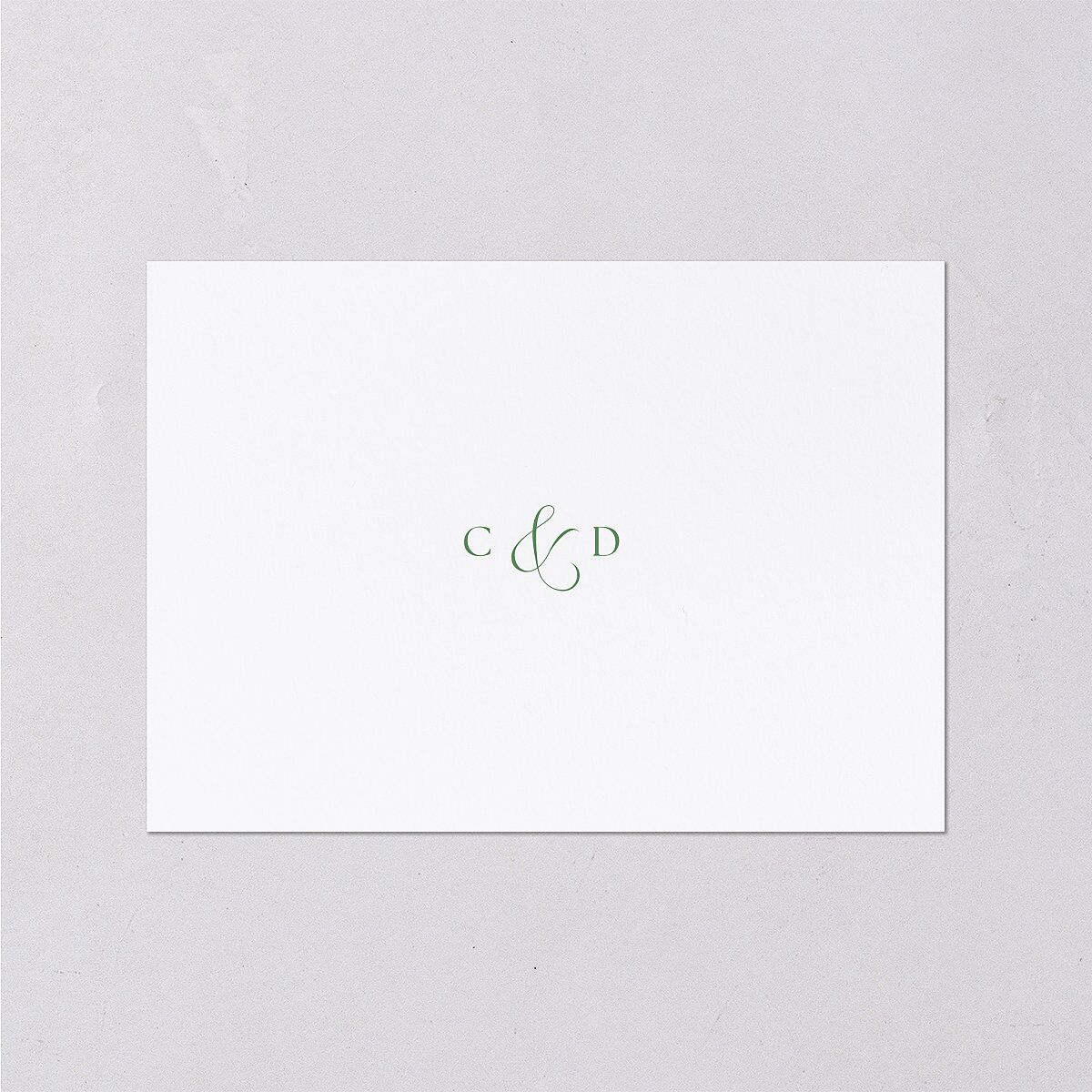 Vintage Bow Wedding Response Cards Jewel Green Signature Standard