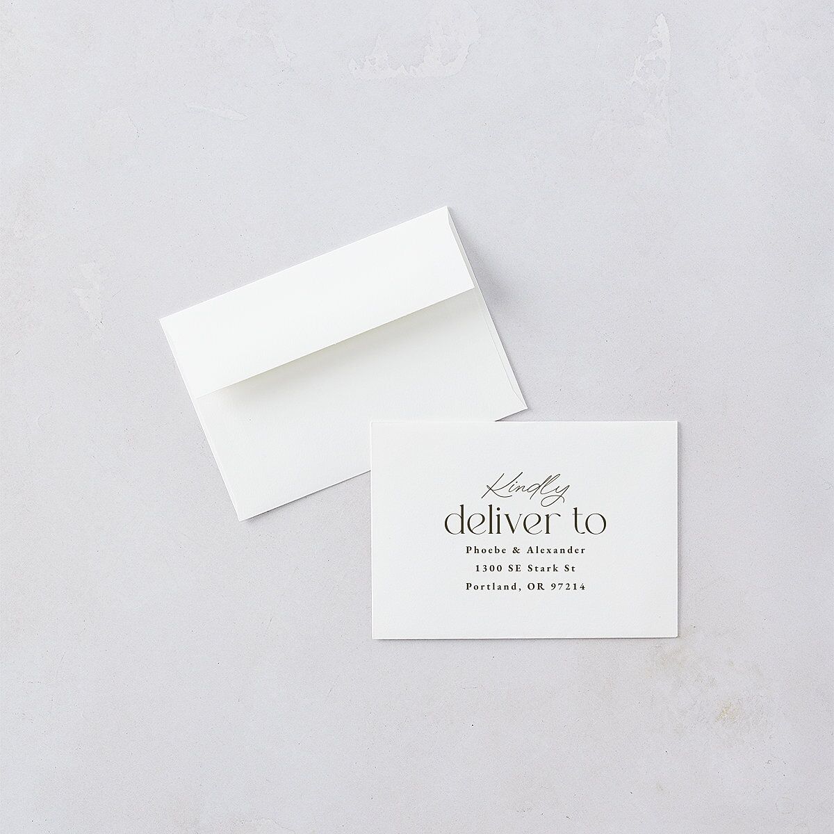 Striking Portrait Wedding Response Cards Pure White Signature Standard
