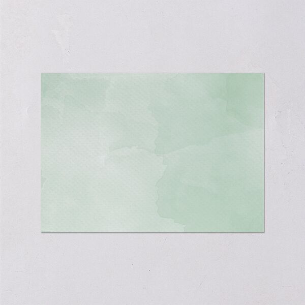 Shining Greenery Wedding Response Cards Gold Off-White Signature Standard
