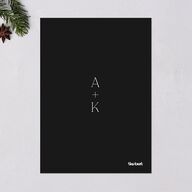 Extra Joy Holiday Cards Charcoal Signature Blank Portrait  Standard
