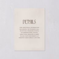 Calla Lily Nouveau Wedding Enclosure Cards Champagne Signature Standard