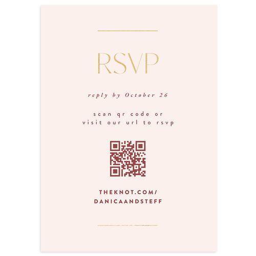 Windows Wedding Response Cards Gold Dahlia Signature Standard