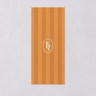 Colorful Retro Stripes Menus Sea Foam Signature