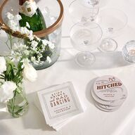 Western I do BBQ Coasters Saddle Cardboard Soft Square
