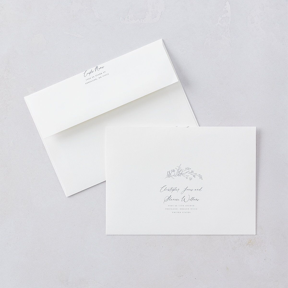 Romantic Branches Wedding Invitations — view 6