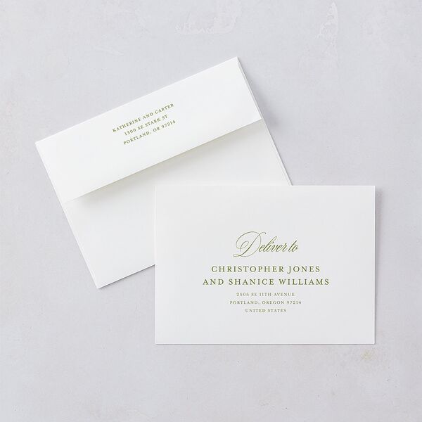 Eclectic Garden Reverie Wedding Invitations Lavender Signature Blank No Standard