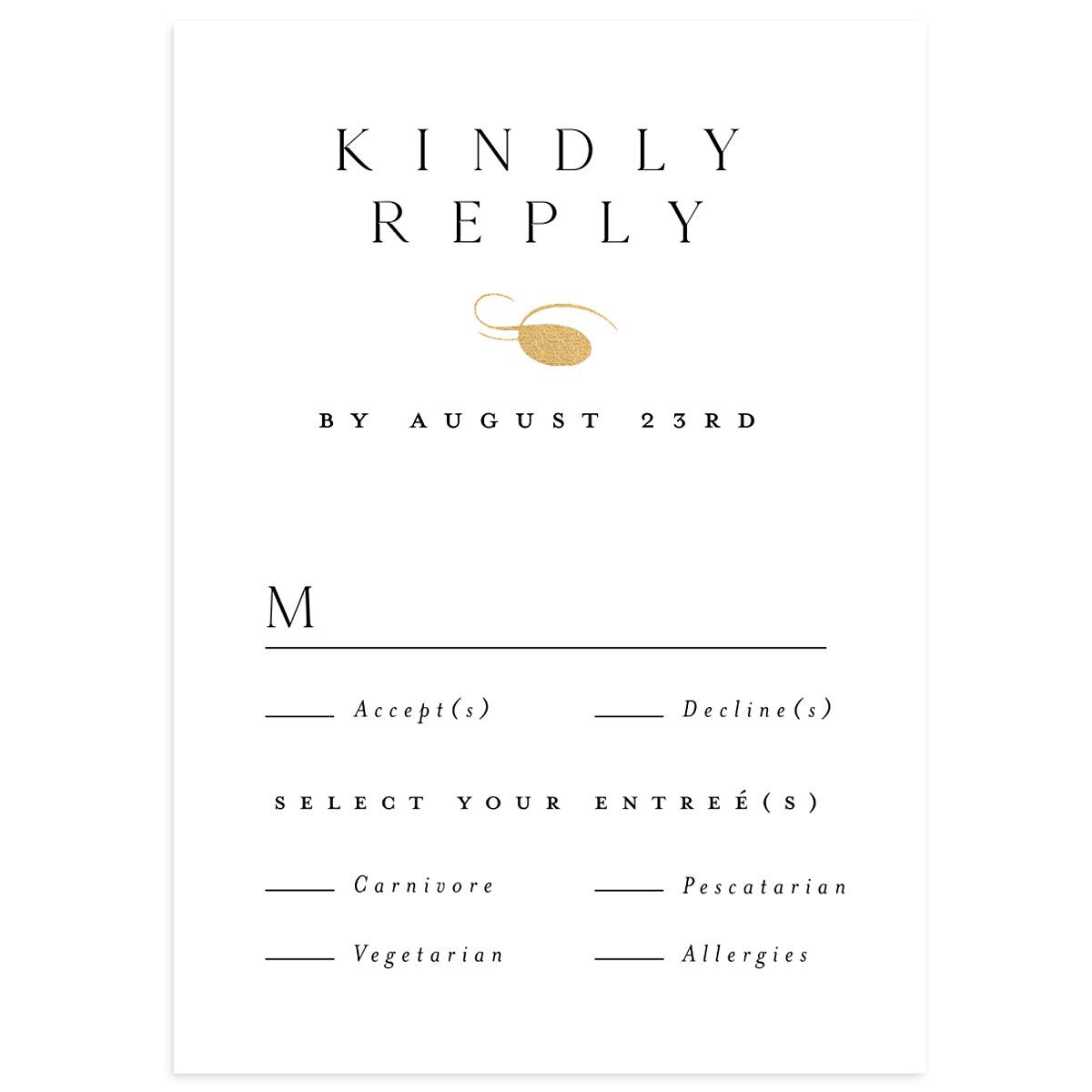 Flourishing Love Wedding Response Cards