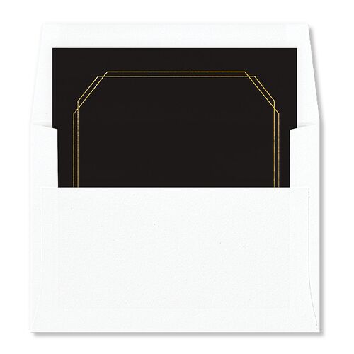 Holiday Eucalyptus Envelope Liners Midnight Standard