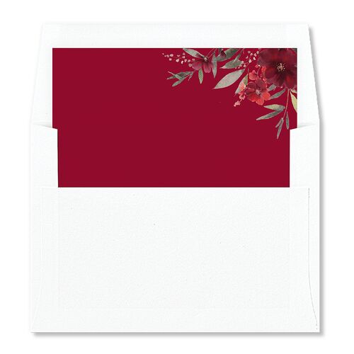 Beloved Union Standard Envelope Liners Merlot Standard