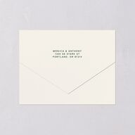 Hand Drawn Recipe All-in-One Wedding Invitations Dark Camo Signature Light Both Recipient and Return Addresses No