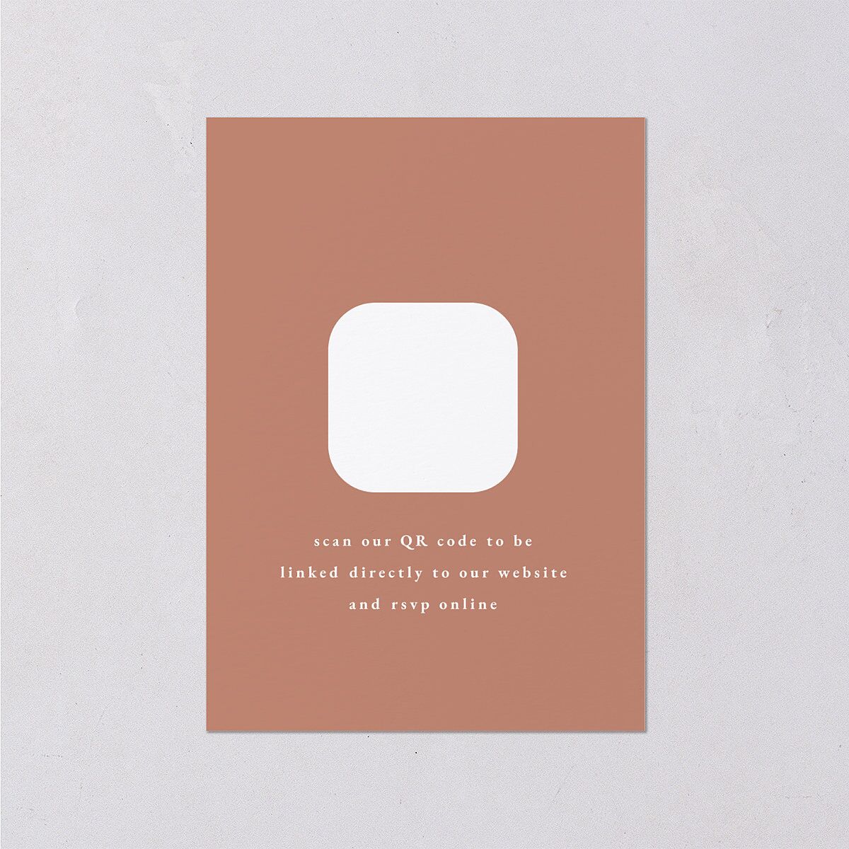 Striking Scene Wedding Response Cards Dusty Rose Signature Standard