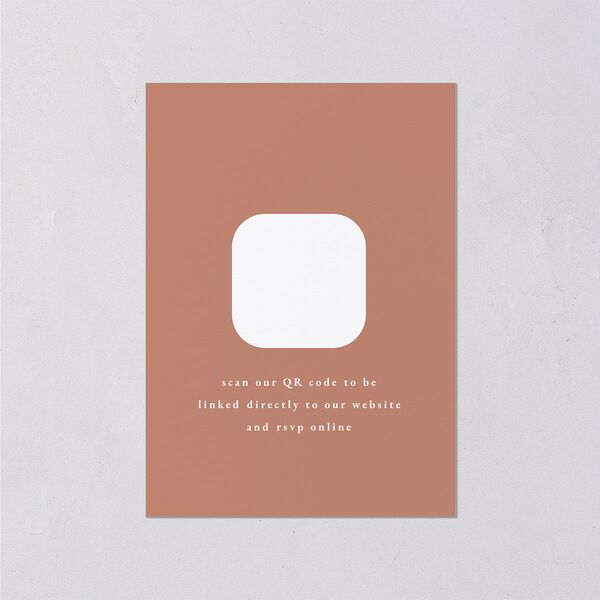 Striking Scene Wedding Response Cards Dusty Rose Signature Standard