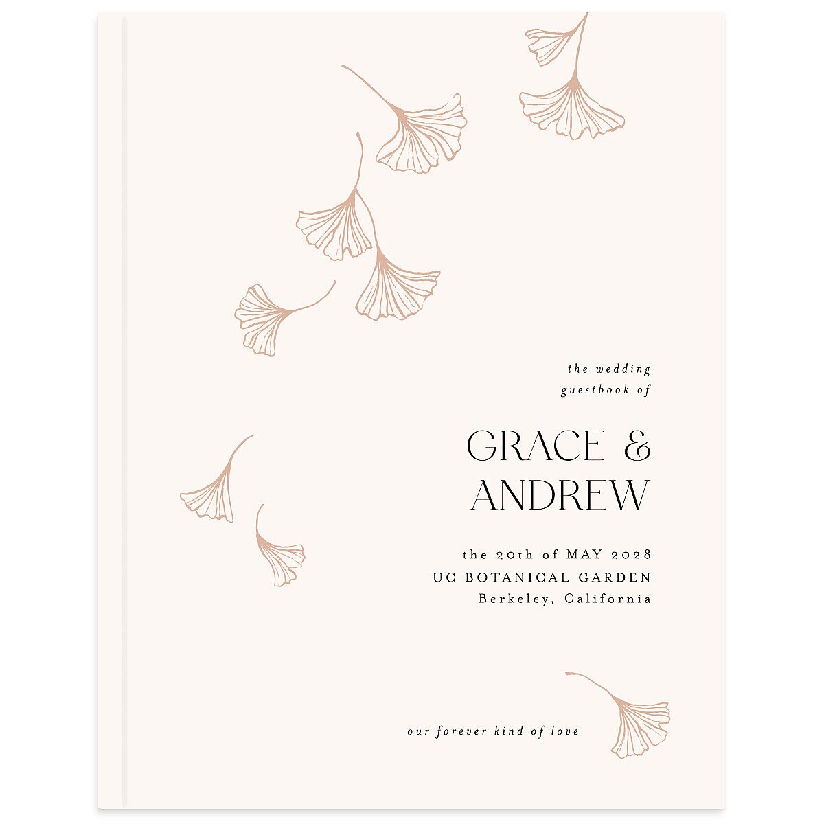Ginkgo Leaves Guest Books