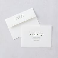 Border Date Save the Date Cards Scottish Green Signature smooth Blank No Standard
