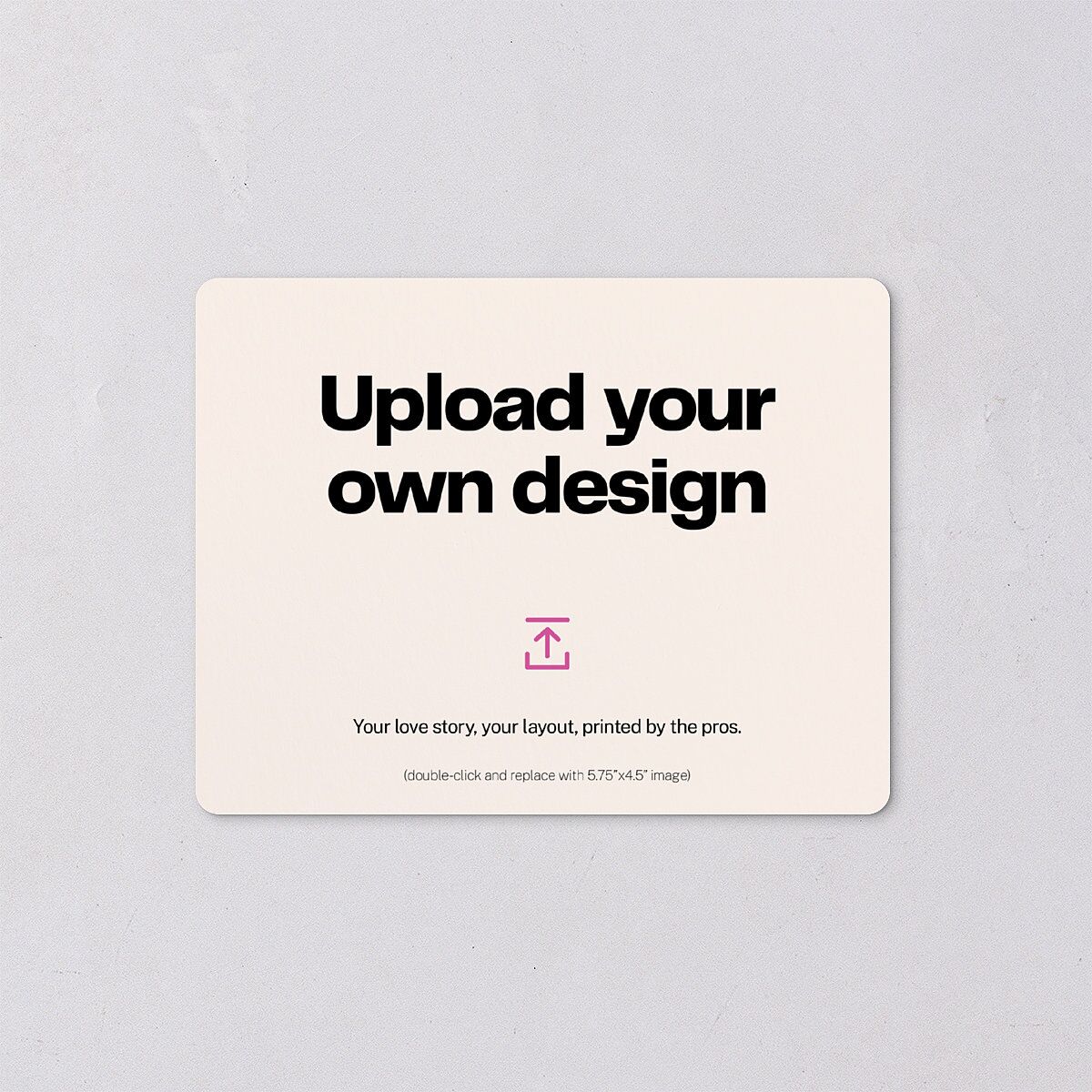 Upload Your Own Design Landscape Save The Date Magnets Pure White Magnet Paper