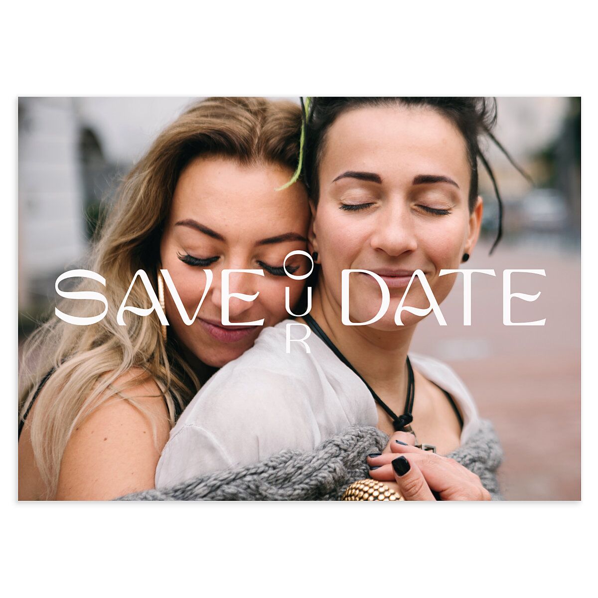 Wildflower Nouveau Save the Date Cards