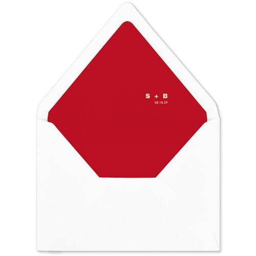 Cinematic Love Story Euro Envelope Liners Peach Fuzz Luxe