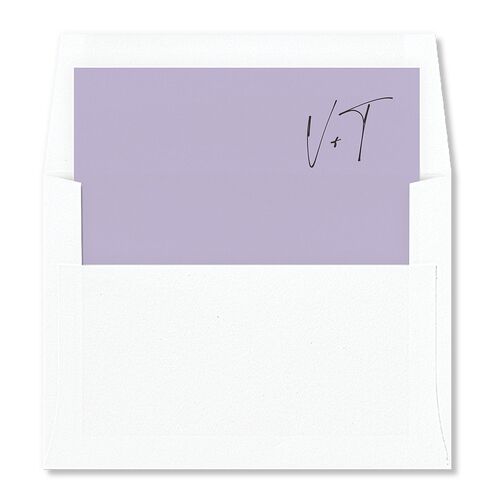 Just Love Envelope Liners Sheer Lilac Standard
