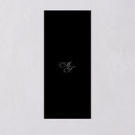 Classic Champagne with Bows Menus Pure White Signature