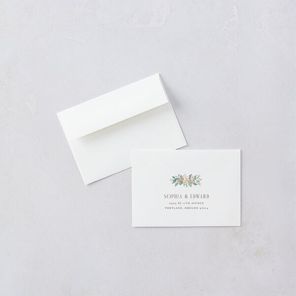Boston Skyline Wedding Response Cards Champagne Signature Standard