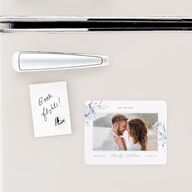 Floral Photo Save The Date Magnets Ocean Magnet Paper
