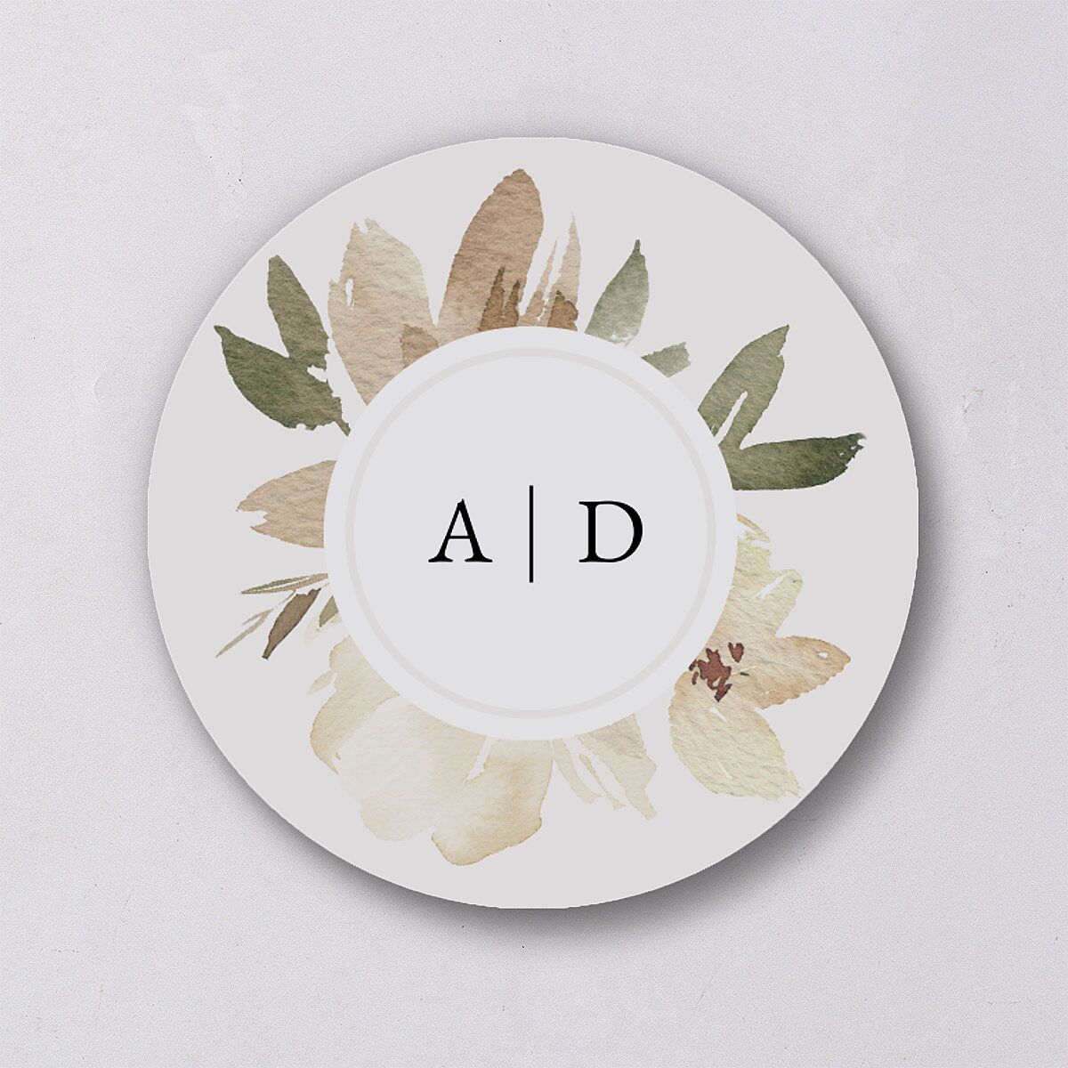 Neutral Greenery Wedding Stickers Thyme Sticker