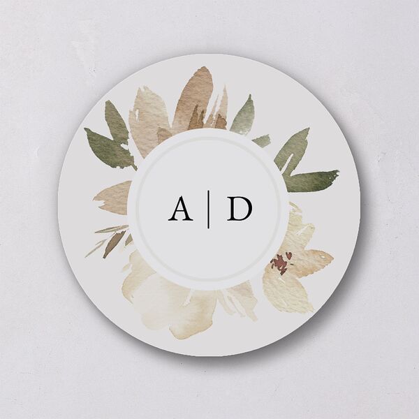 Neutral Greenery Wedding Stickers Thyme Sticker
