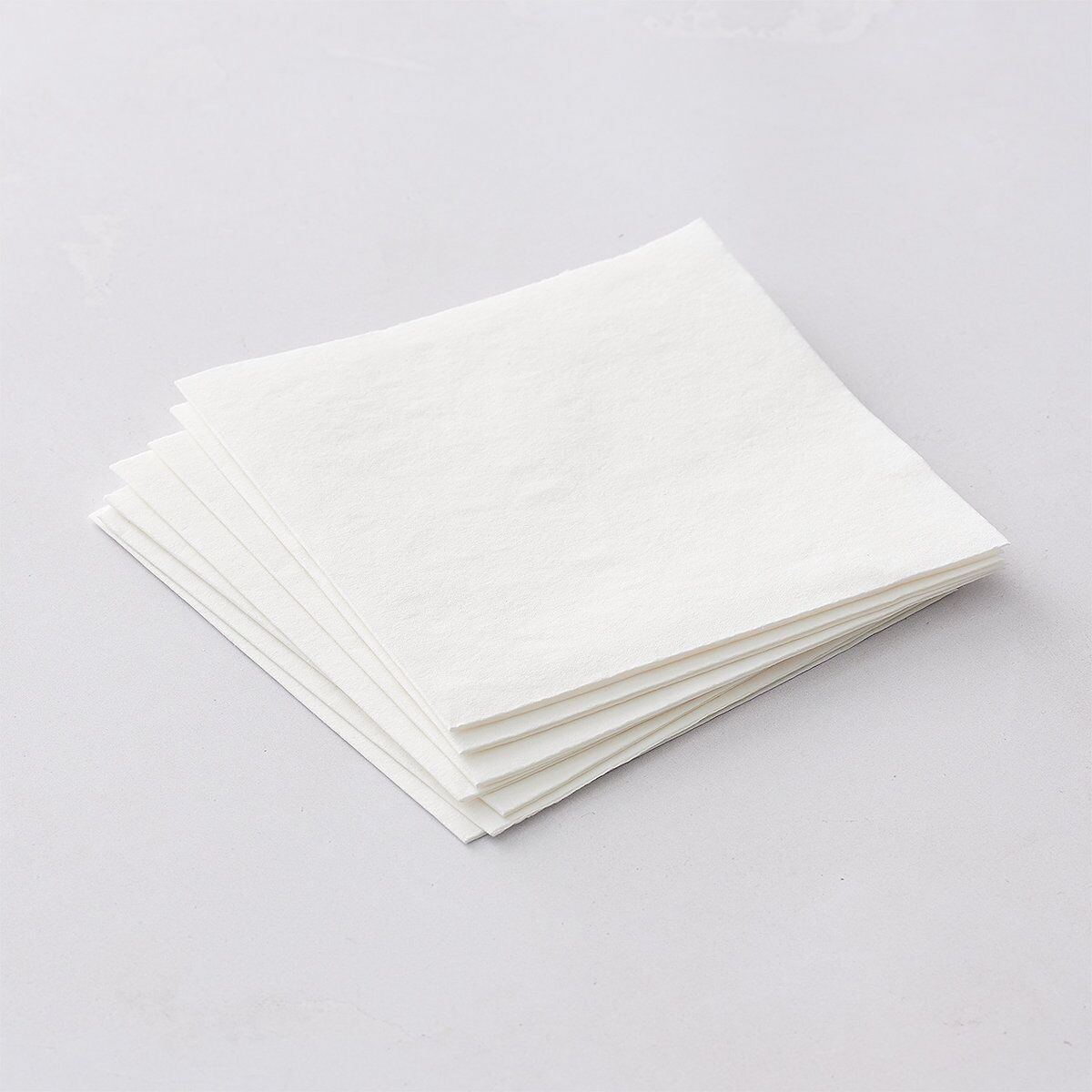 Hand Drawn Wavy Border Luncheon Napkins Sapphire Napkin Uncoined