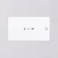 Elegant Ivy Favor Gift Tags Pure White Signature
