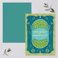 Wedstock Wedding Invitations Sky Signature Blank No Standard