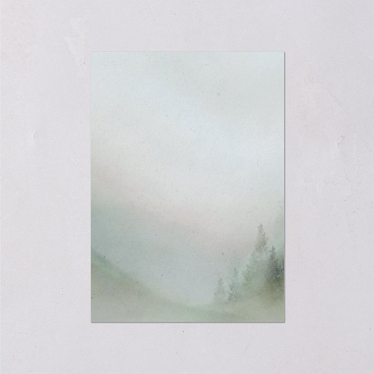 Mountain Mist Wedding Response Cards — view 2