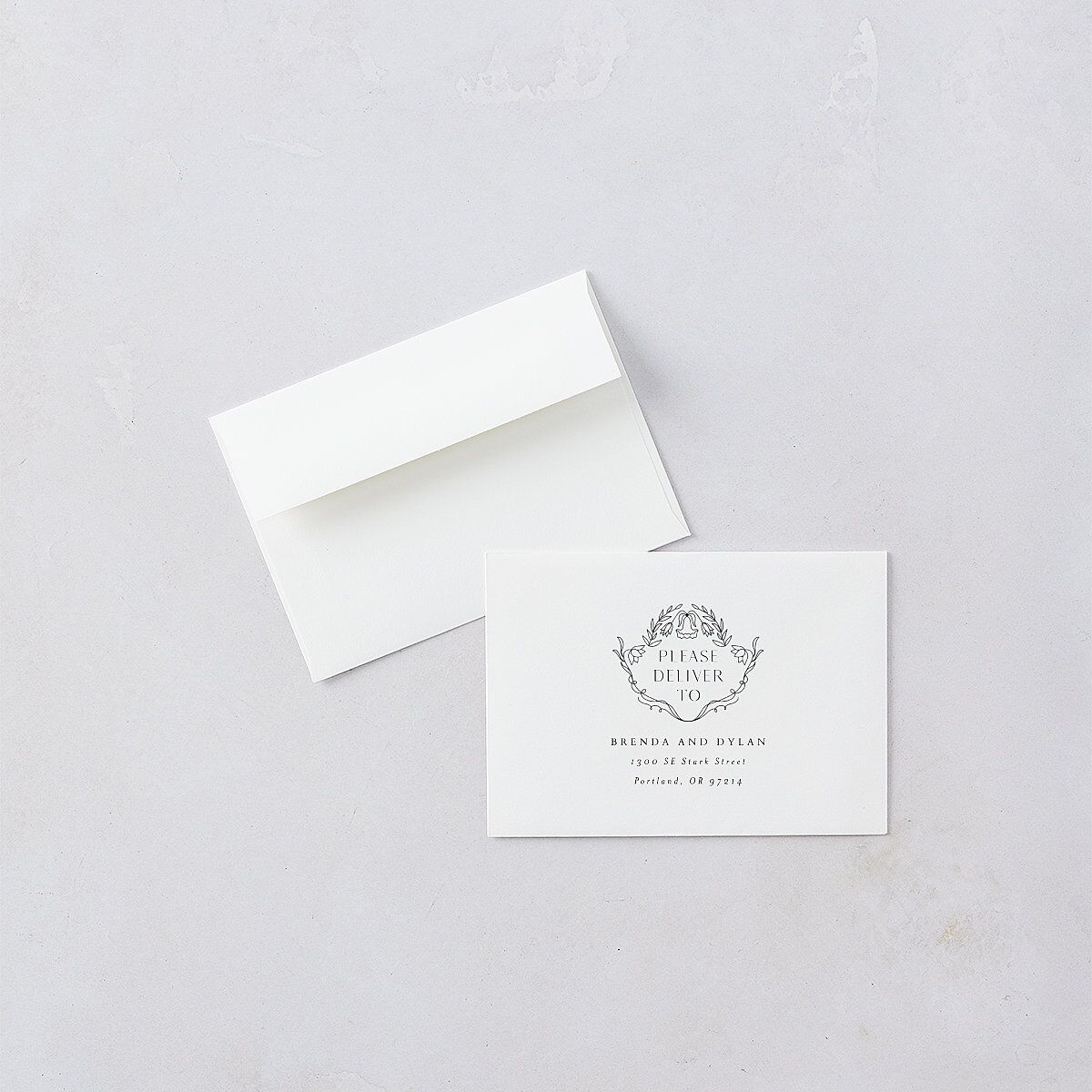 Ornate Regency Wedding Response Cards Gold Taupe Signature Standard