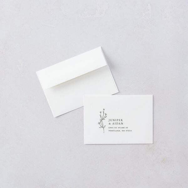 Gilded Monogram Wedding Response Cards Gold Dark Camo Signature Standard