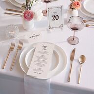 Vintage Storybook Menus Merlot Signature