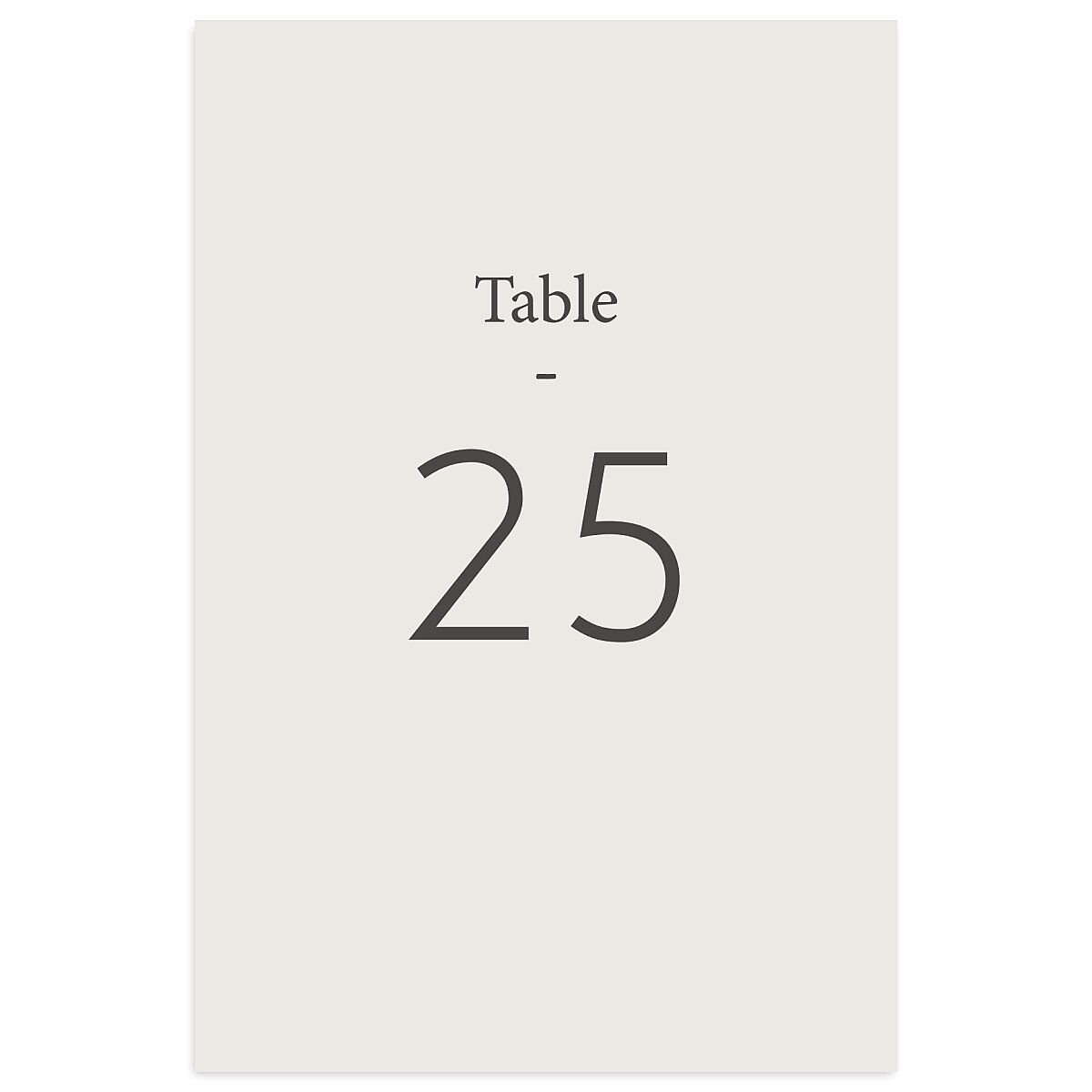 Modern Photograph Table Numbers
