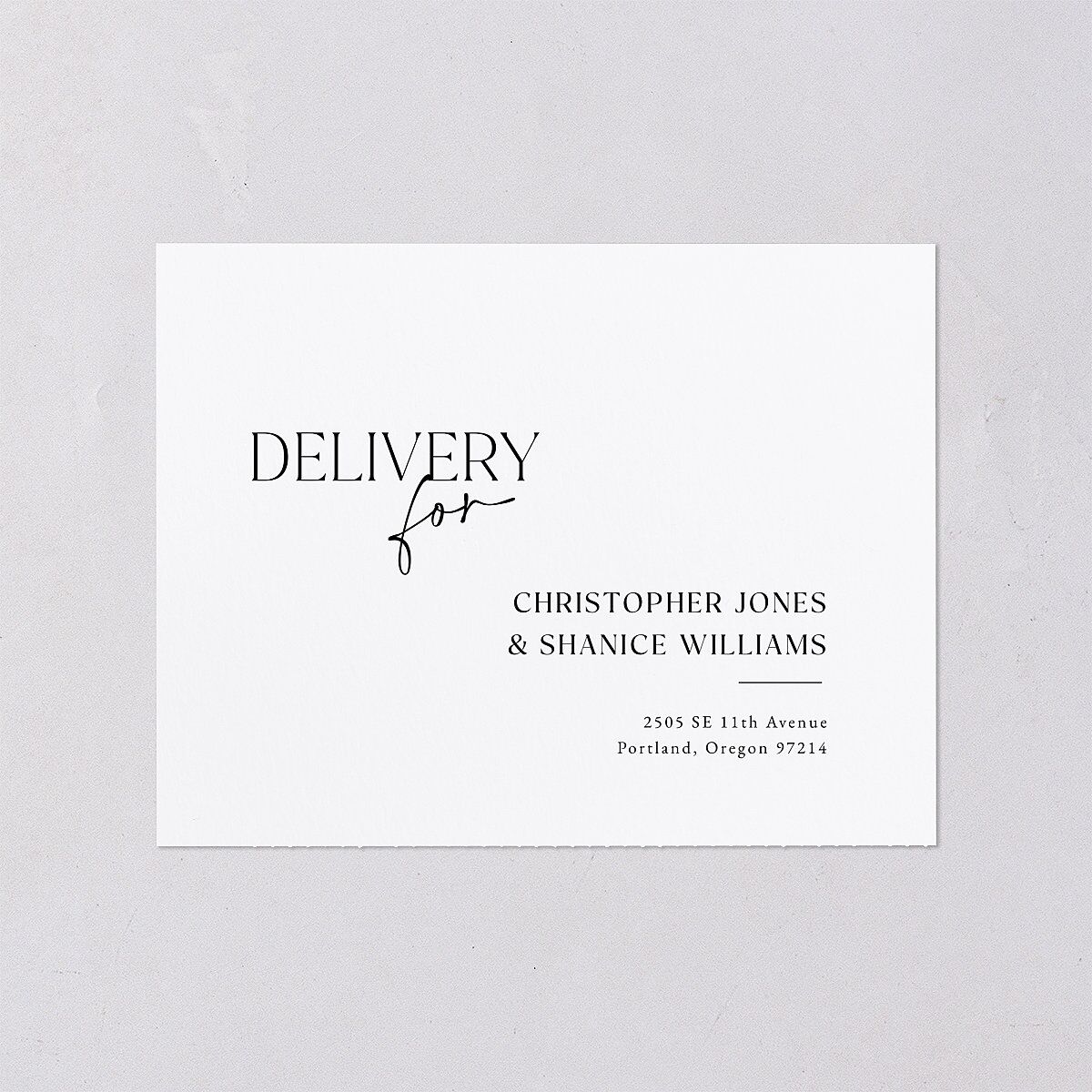 Nothing Fancy All-in-One Wedding Invitations — view 5