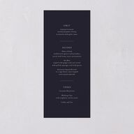Gilded Bold Menus Gold Navy Signature