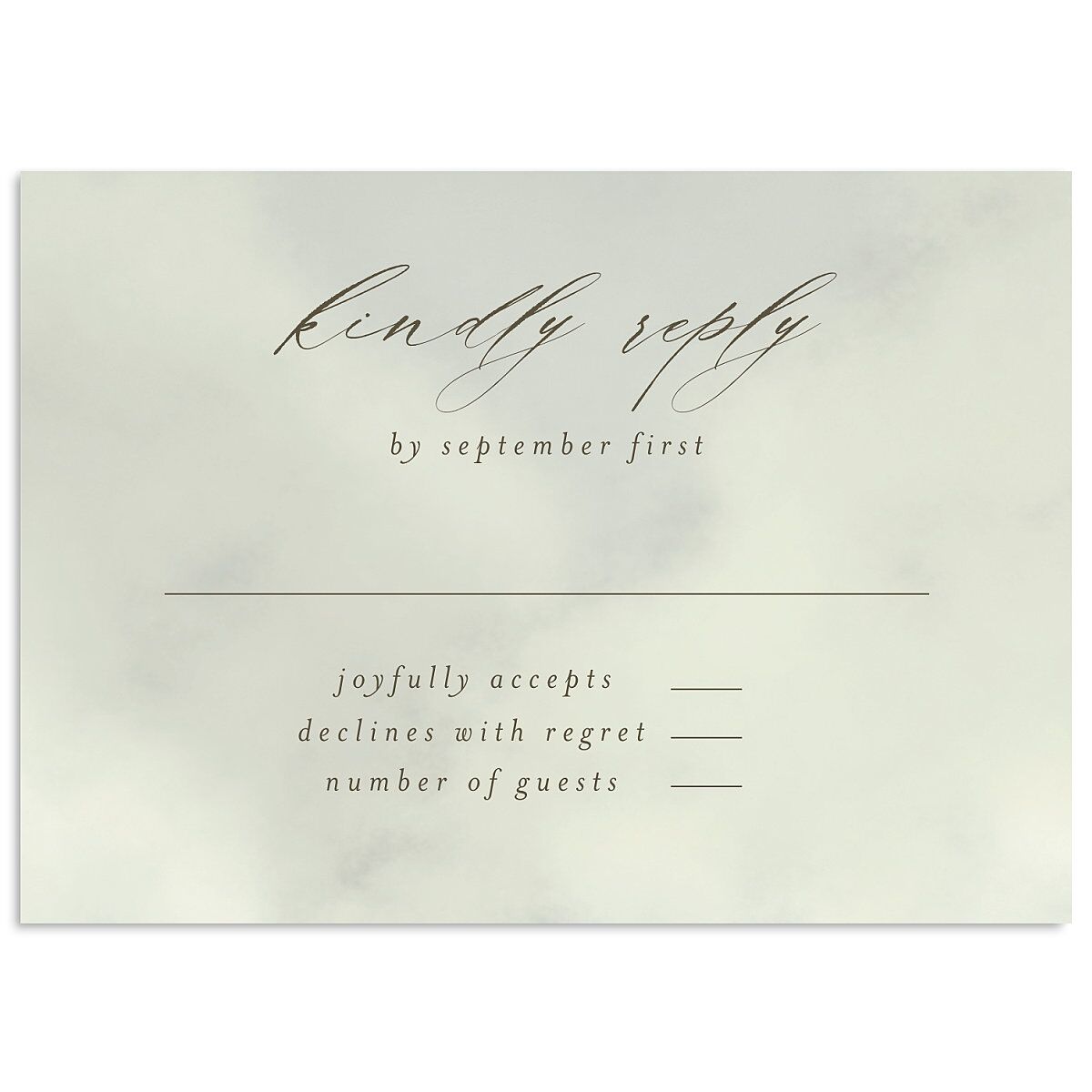 Western Valley Wedding Response Cards