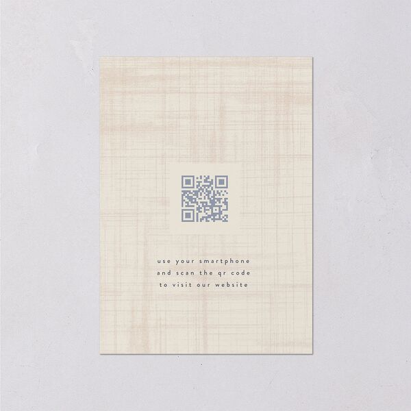 Western Tapestry Wedding Enclosure Cards Linen Signature