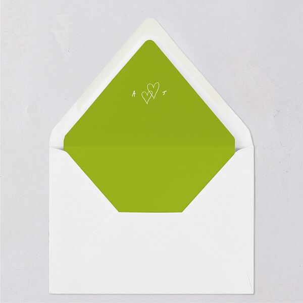 Whimsical Dancing Cocktails Engagement Party Euro Envelope Liners Pear Luxe