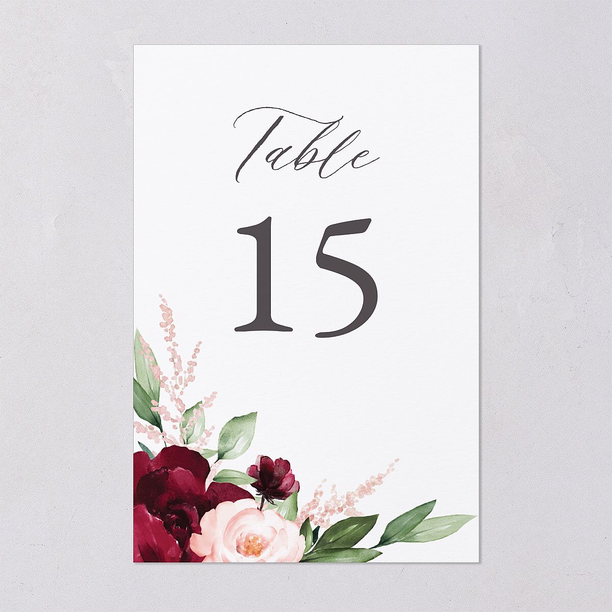 Beloved Floral Table Numbers — view 6