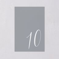At Last Table Numbers Dusty Blue Signature