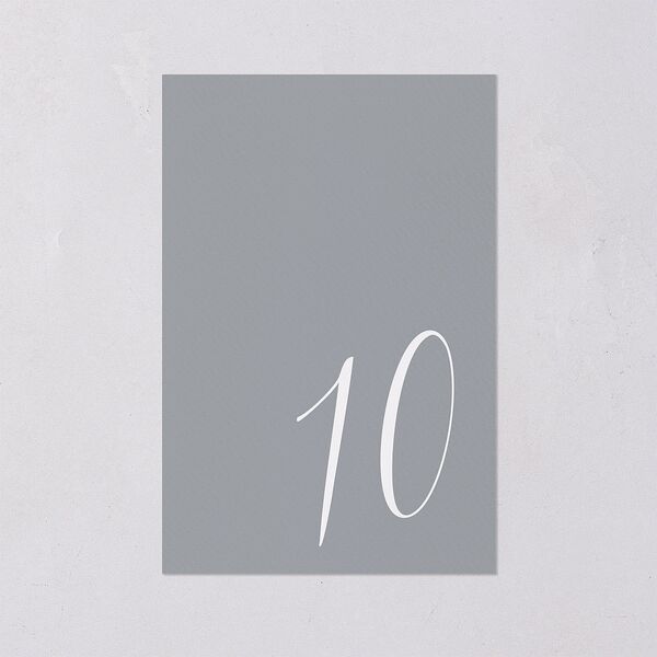 At Last Table Numbers Dusty Blue Signature