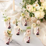 Autumn Romance Favor Gift Tags Chocolate Signature