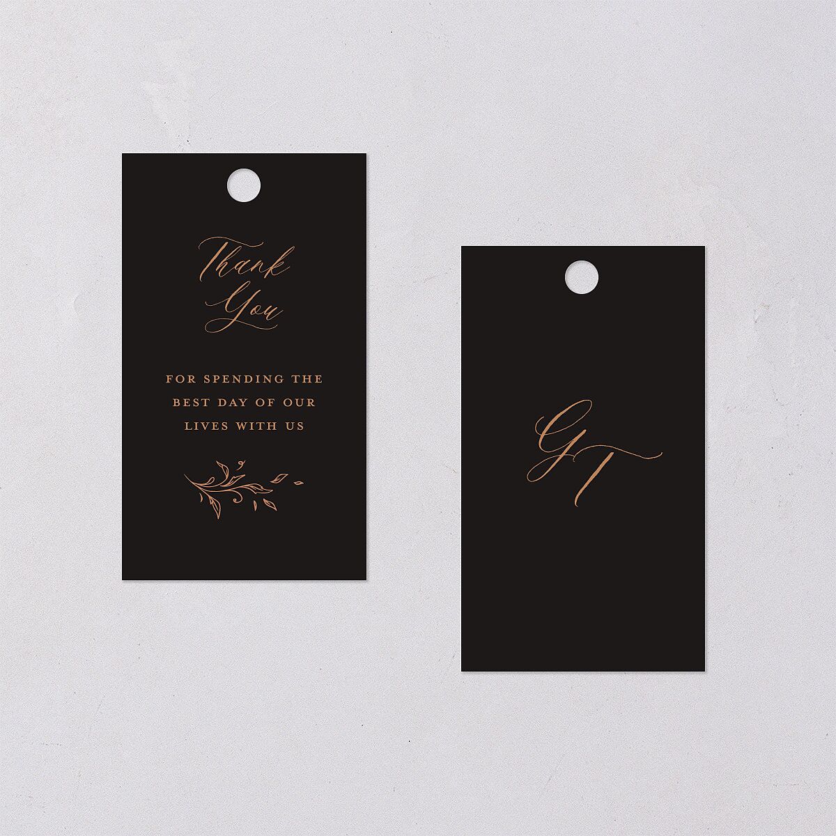 Dark Vintage Fantasy Favor Gift Tags Midnight Signature