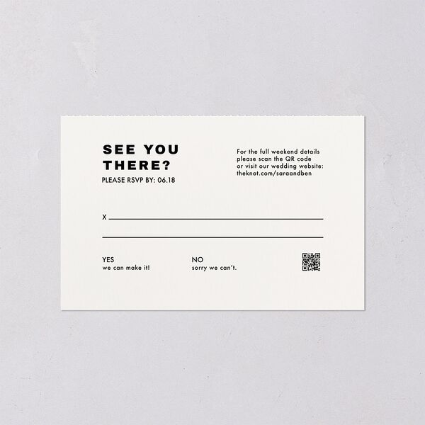 Cinematic Love Story All-in-One Wedding Invitations Pure White Signature Light Both Recipient and Return Addresses No