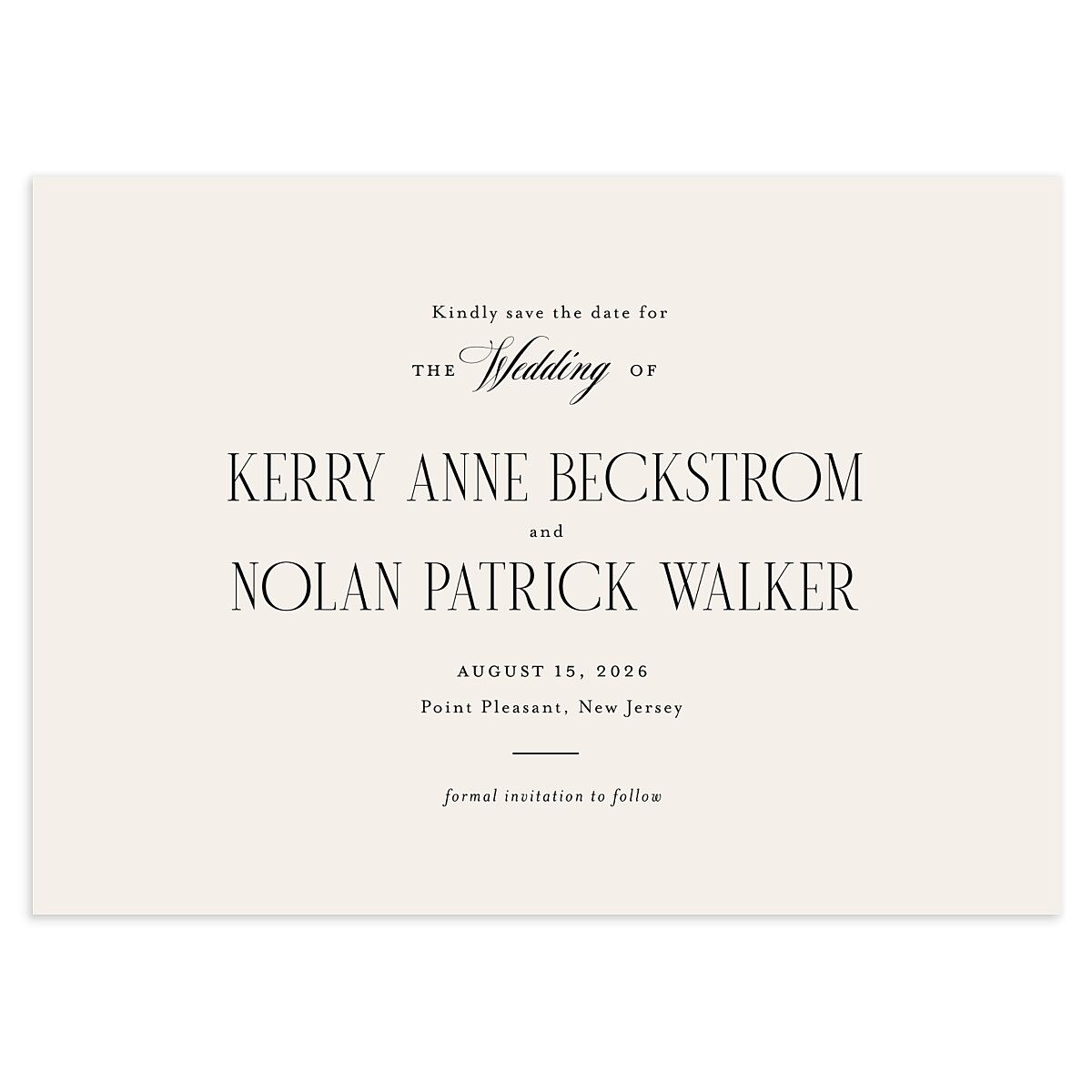 Cosmopolitan Save the Date Cards