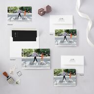 Simply Stated Save The Date Postcards Licorice