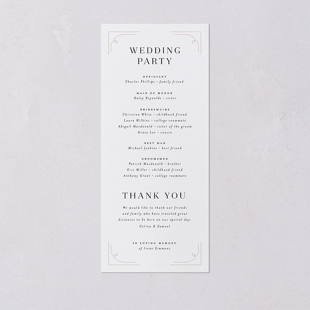Floral Opulence Foil Wedding Programs Gold Pure White Signature